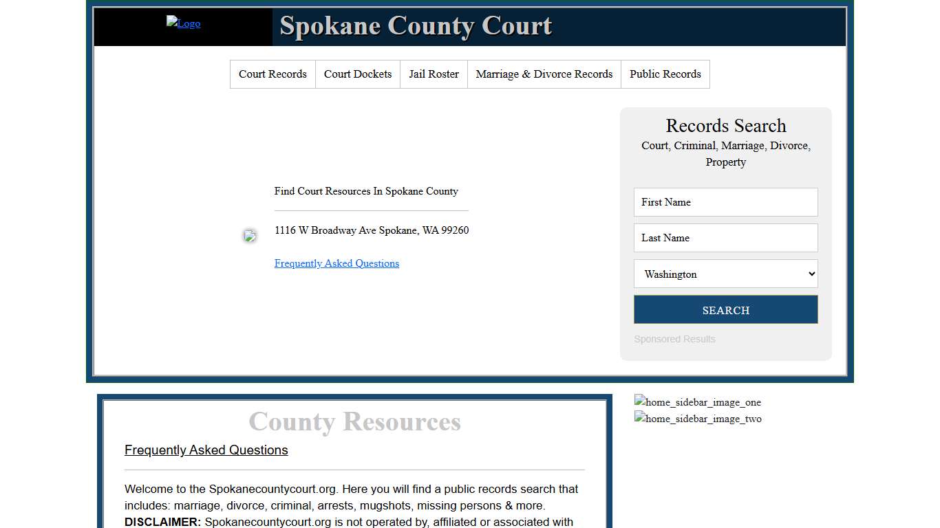 Spokane County Court Records Search